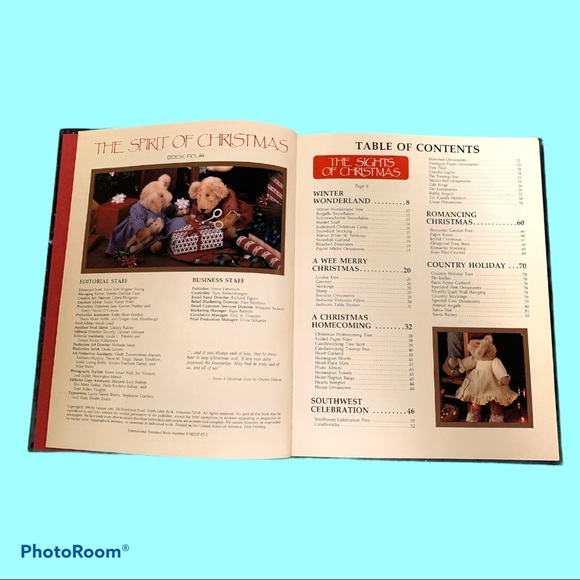 ♦️SOLD♦️ 1994THE SPIRIT OF CHRISTMAS BOOK 4 BY LEISURE ARTS - Picture 6 of 9